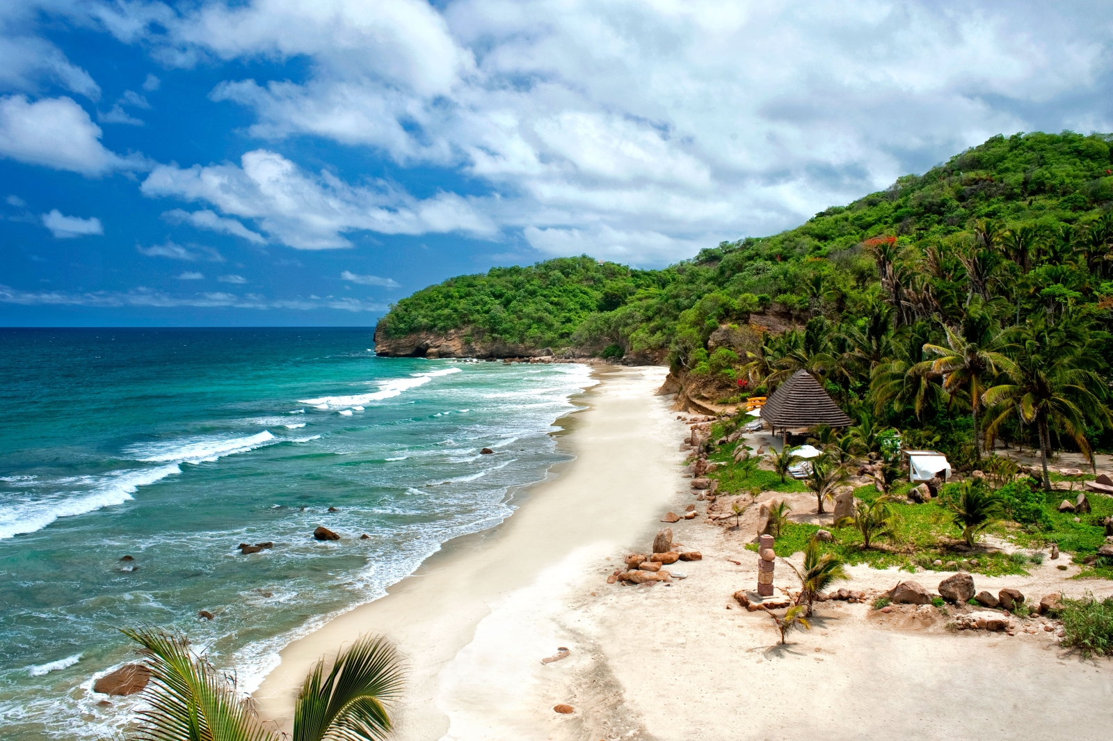 Beach at Imanta in Mexico