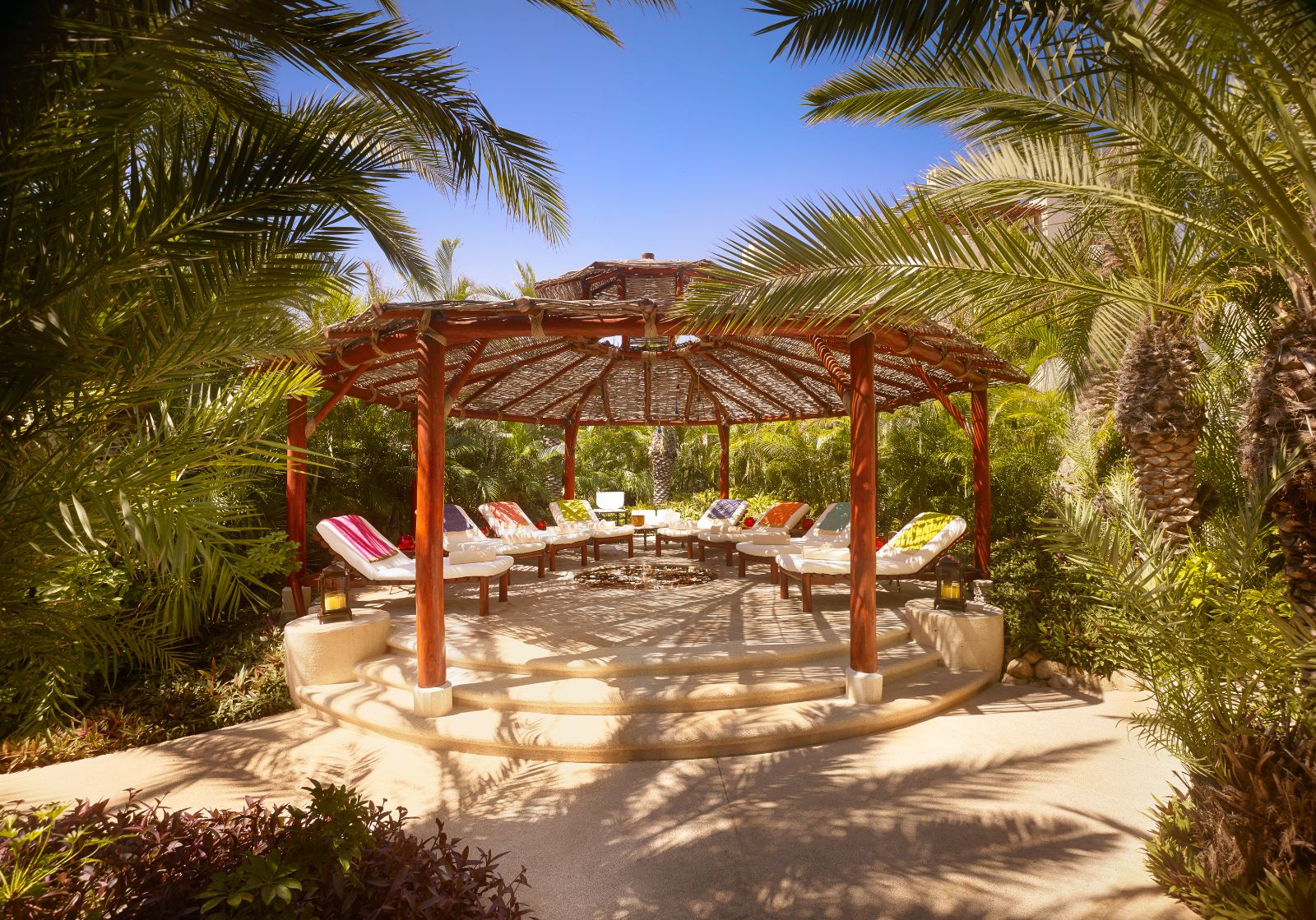 Spa beds at Rosewood Las Ventanas Al Paraiso in Mexico's Los Cabos