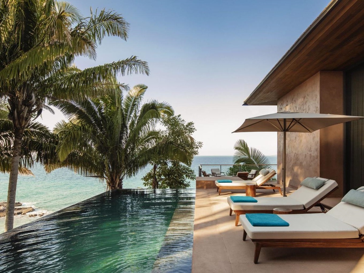 Villa loungers by the pool at One&Only <amdarina on Mexico's Riviera Nayarit