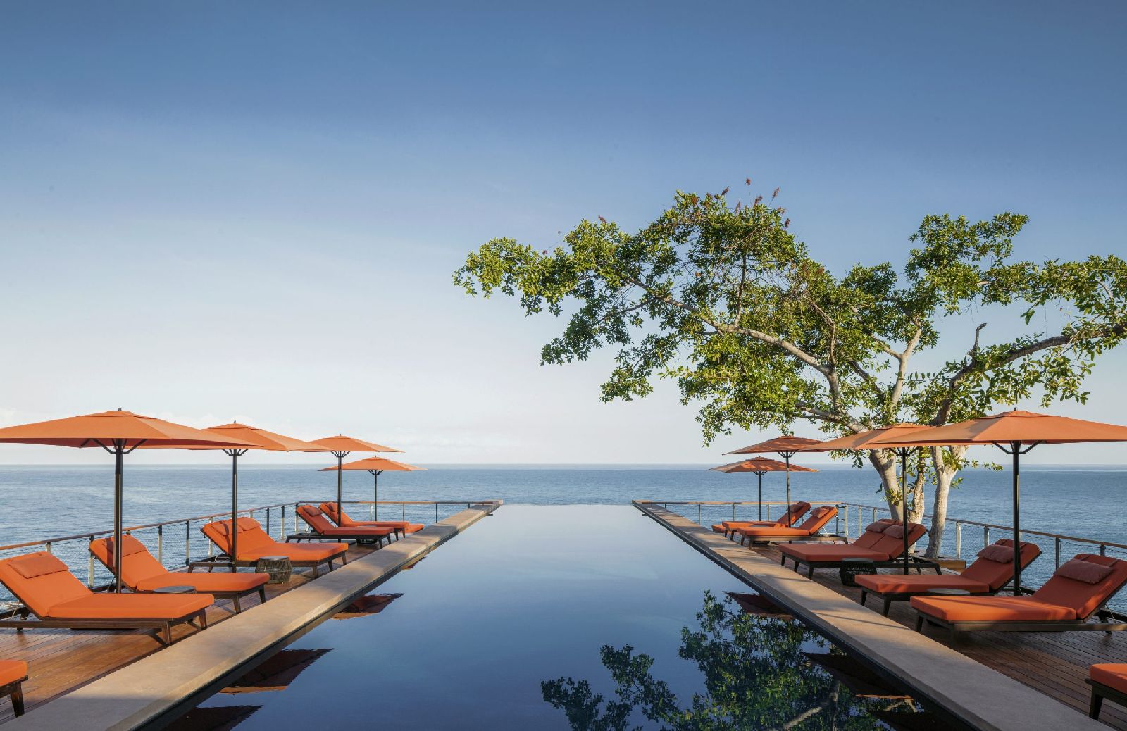 Sea views from the Alma infinity pool at One&Only Mandarina near Puerto Vallarta Mexico