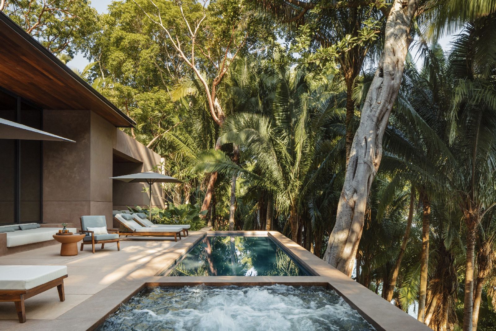Villa Jaguar private Jacuzzi at One&Only Mandarina near Puerto Vallarta Mexico