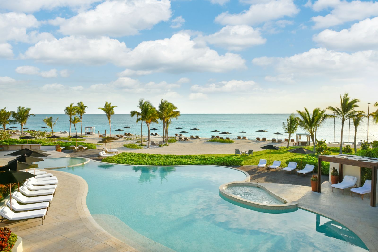 Punta Bonita pool at Rosewood Mayakoba on the Riviera Maya in Mexico