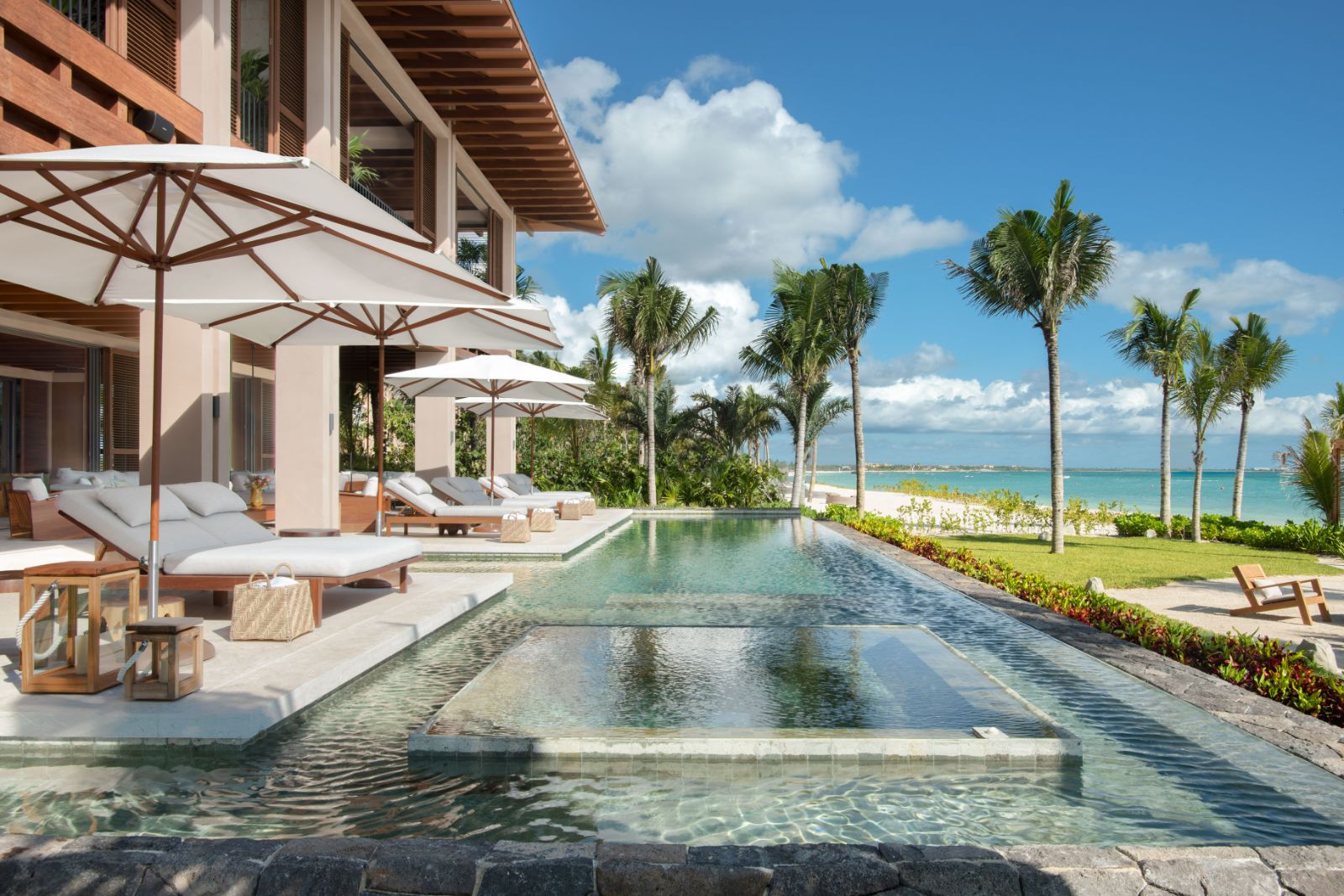 Villa pool at Rosewood Mayakoba on the Riviera Maya in Mexico