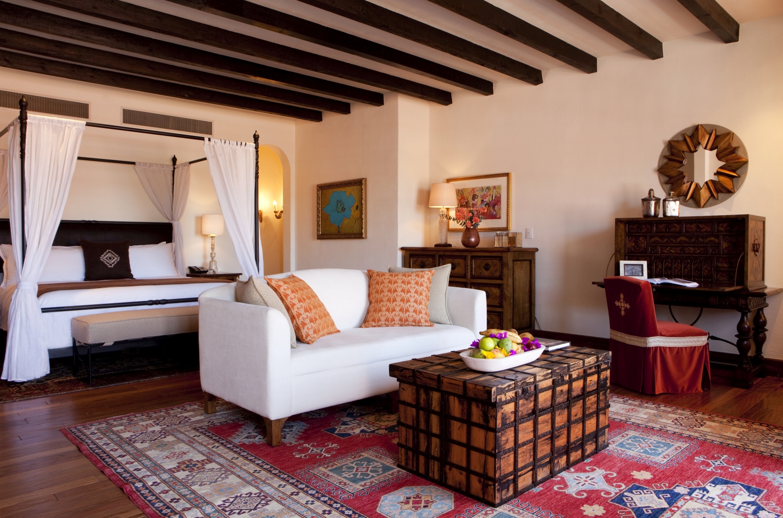 Bedroom at Rosewood San Miguelle de Allende in Mexico