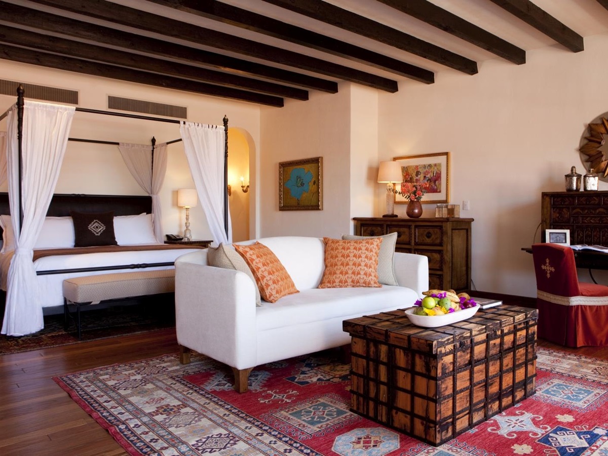 Bedroom at Rosewood San Miguelle de Allende in Mexico