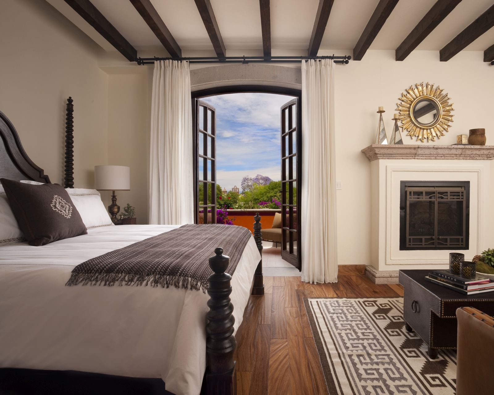 Bedroom at Rosewood San Miguelle de Allende in Mexico