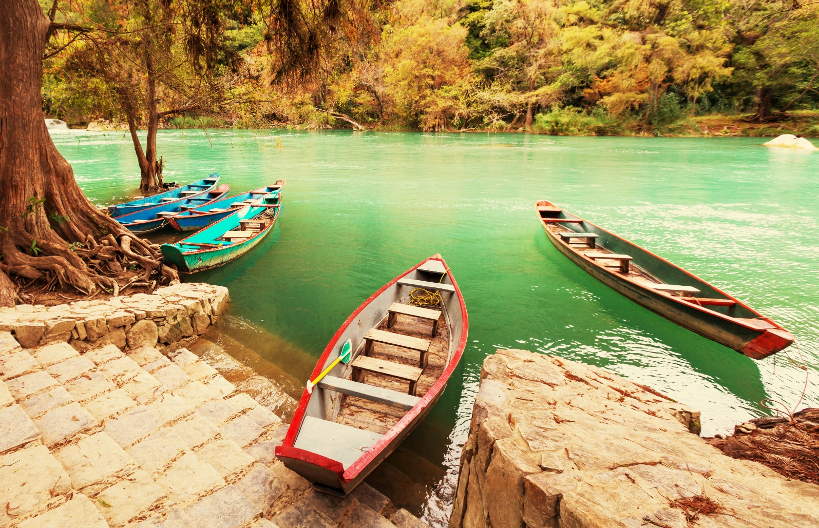 Fishing boats in Mexico