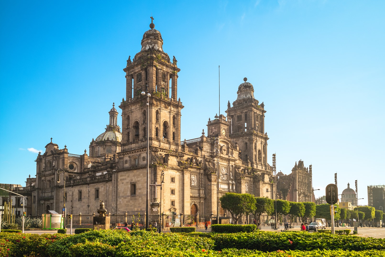 The Metropolitan Cathedral in Mexico City