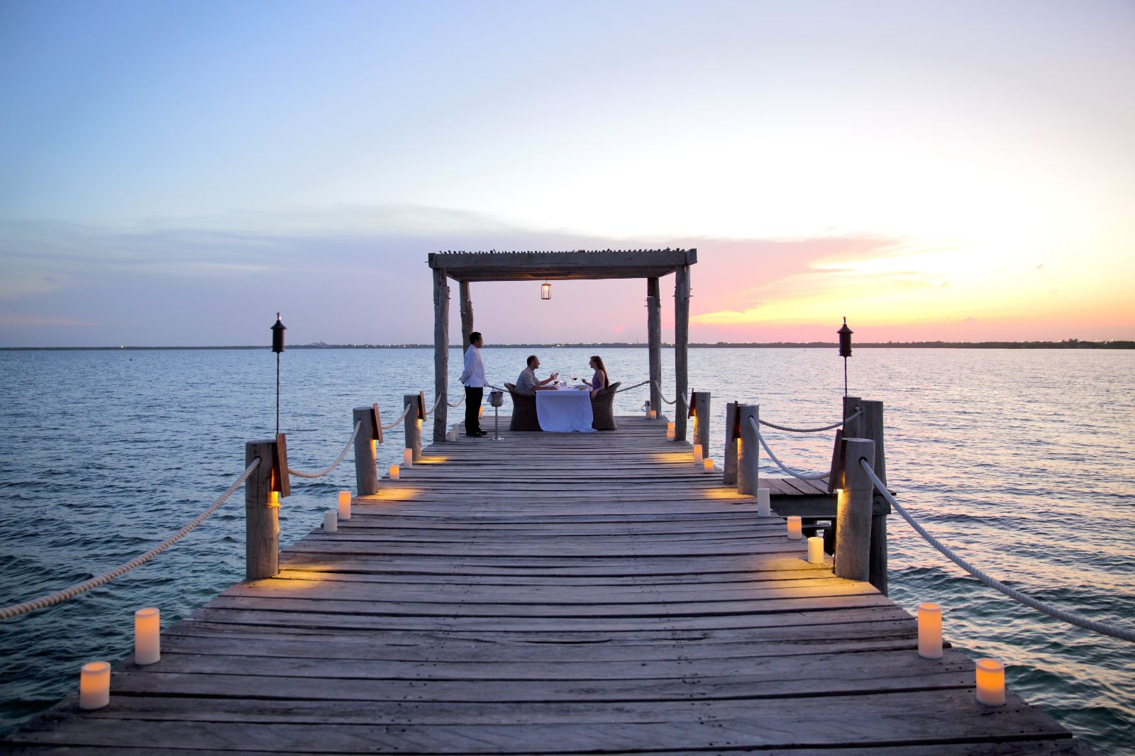 Private dinner at Nizuc resort on the Riviera Maya