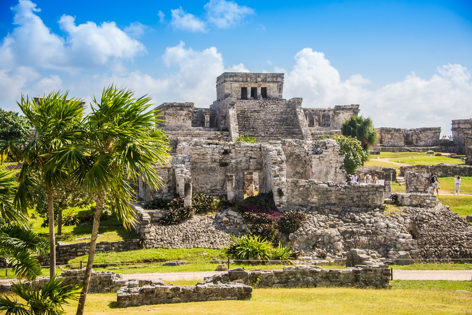 Tulum Maya ruins in Riviera Maya in Mexico