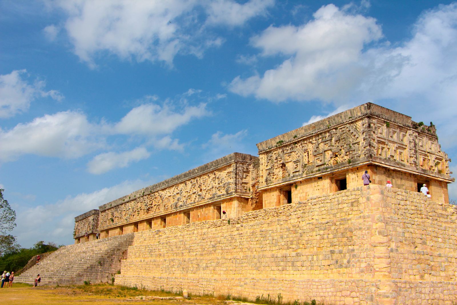 A building at the ancient Mayan town of Uxmal