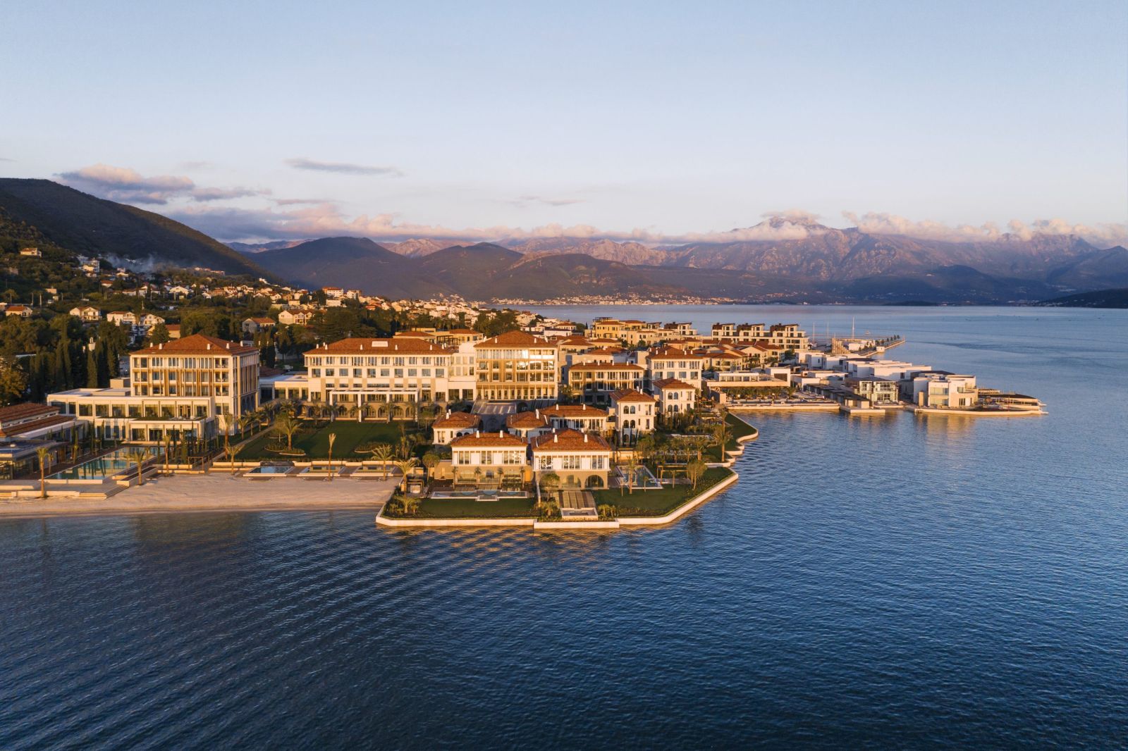 The One&Only Portonovi in Montenegro and surrounding coastline