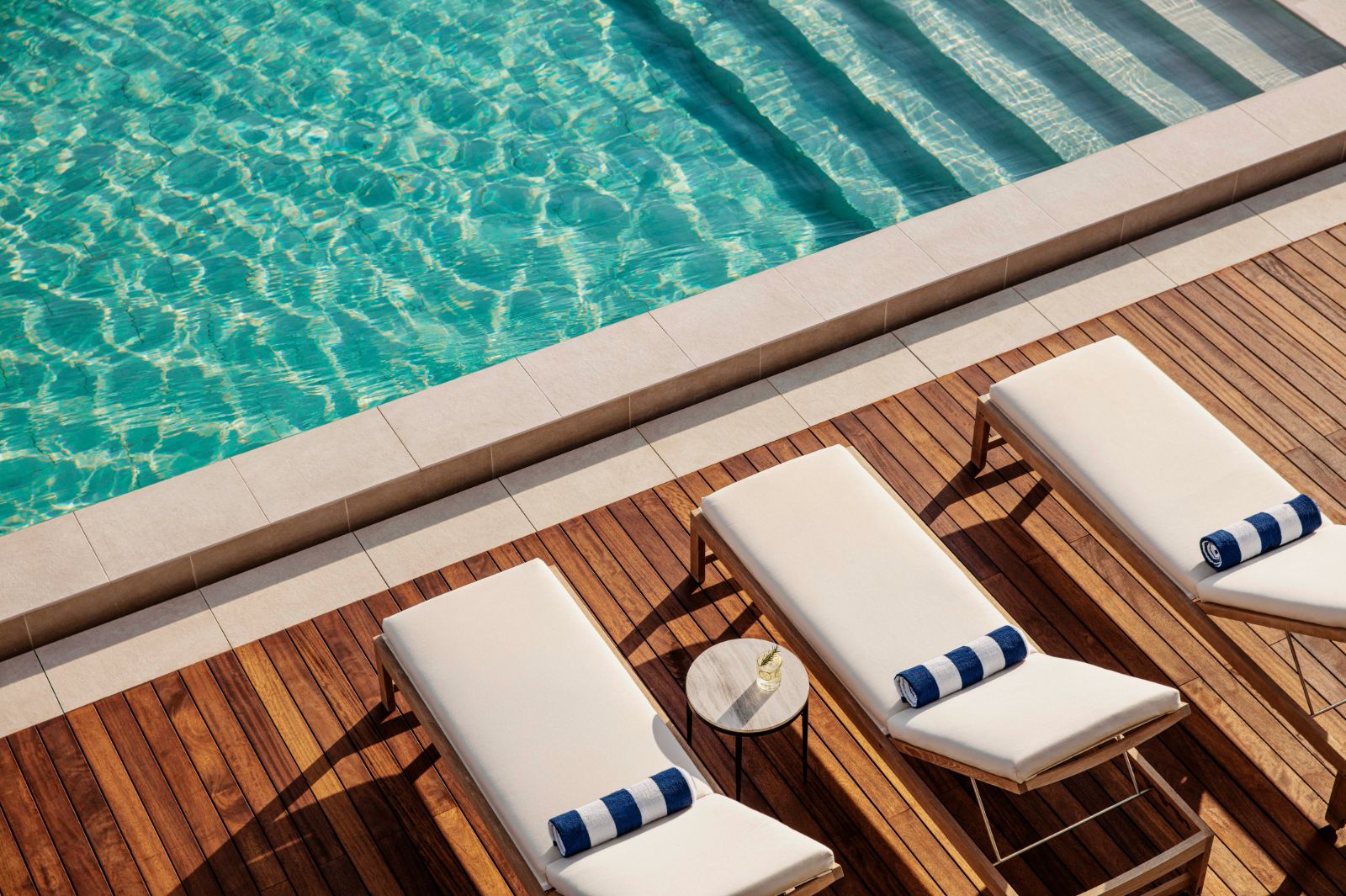Pool deck at the One&Only Portonovi in Montenegro