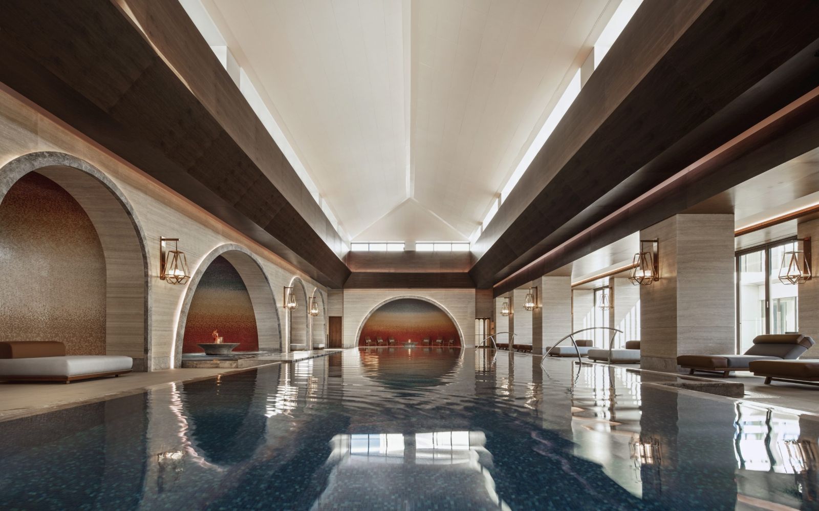 Indoor pool of the spa at the One&Only Portonovi in Montenegro