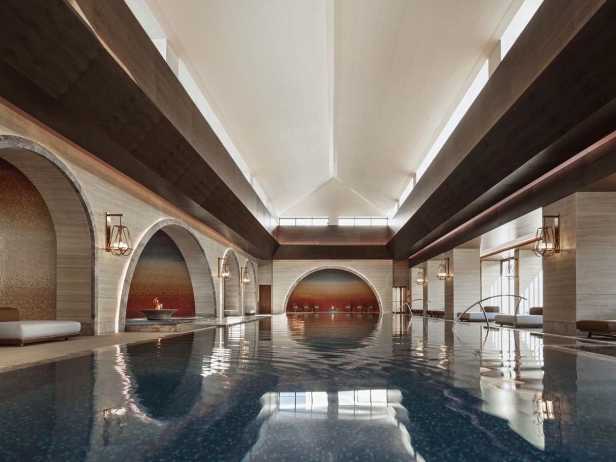 Indoor pool of the spa at the One&Only Portonovi in Montenegro