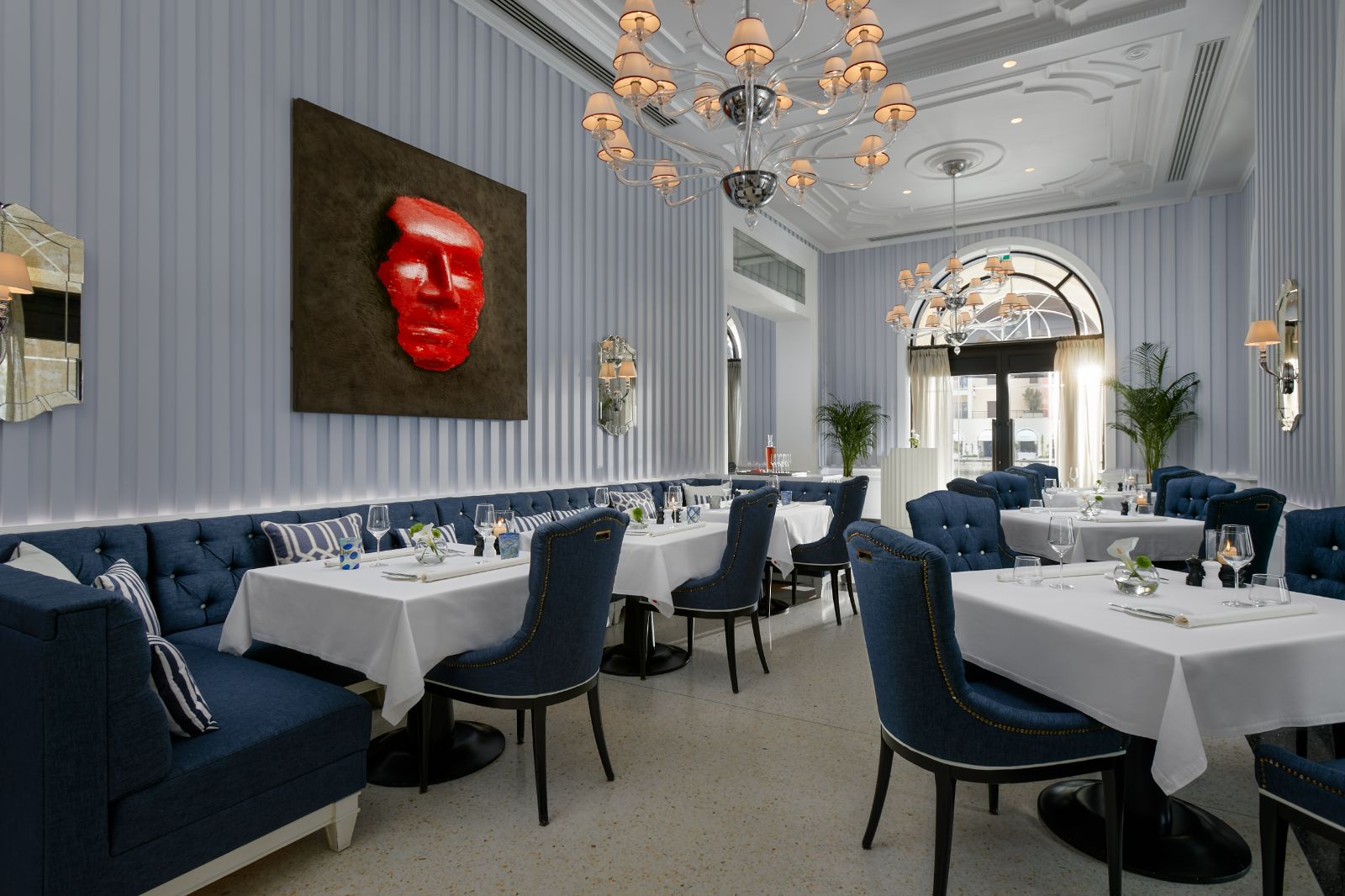 Murano Restaurant at Regent Porto Montenegro in the Boka Bay of Montenegro