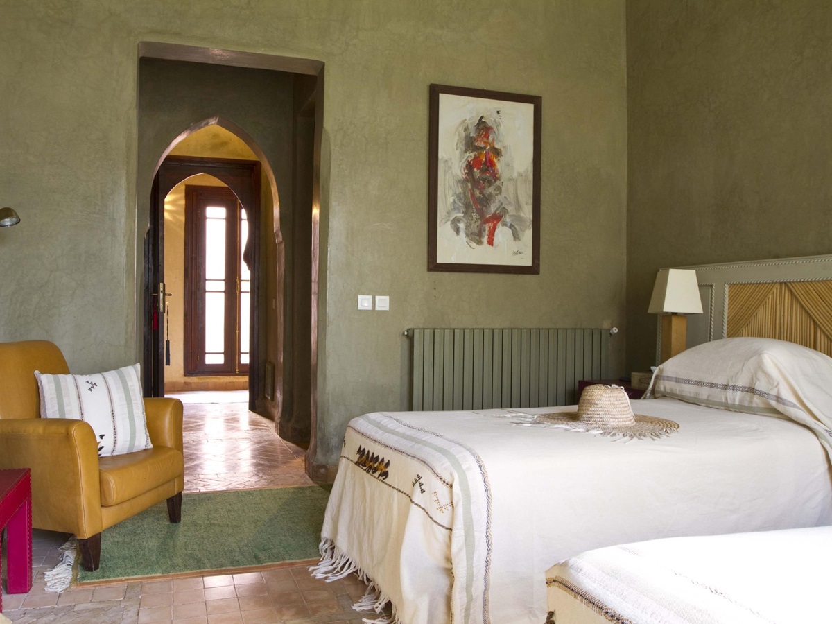 Double room at Dar Zemora in Morocco