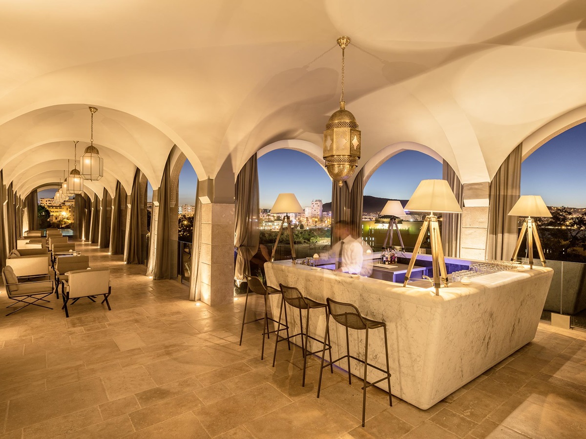 The bar at Hotel Sahrai, Morocco