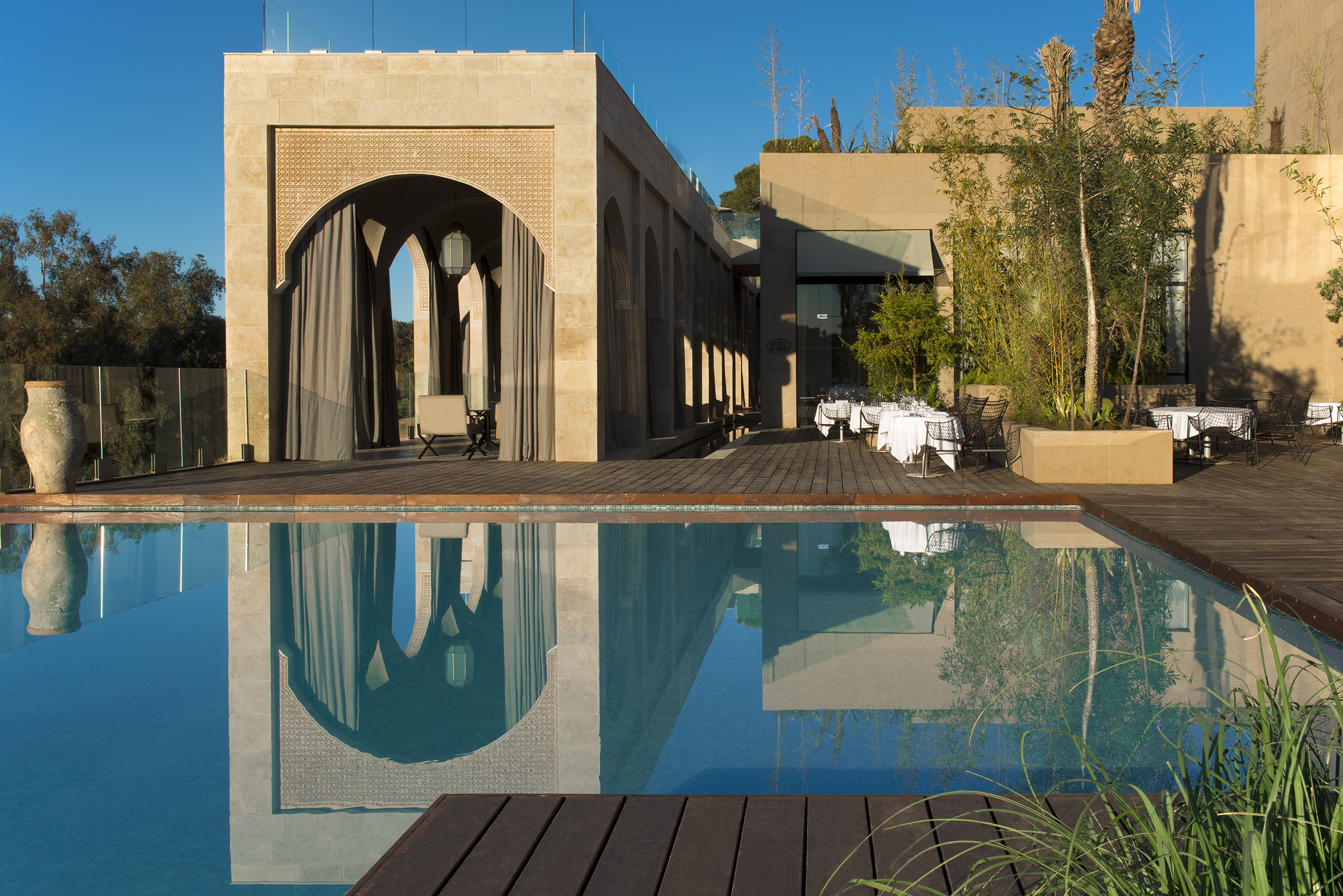 The ppol at Hotel Sahrai, Morocco