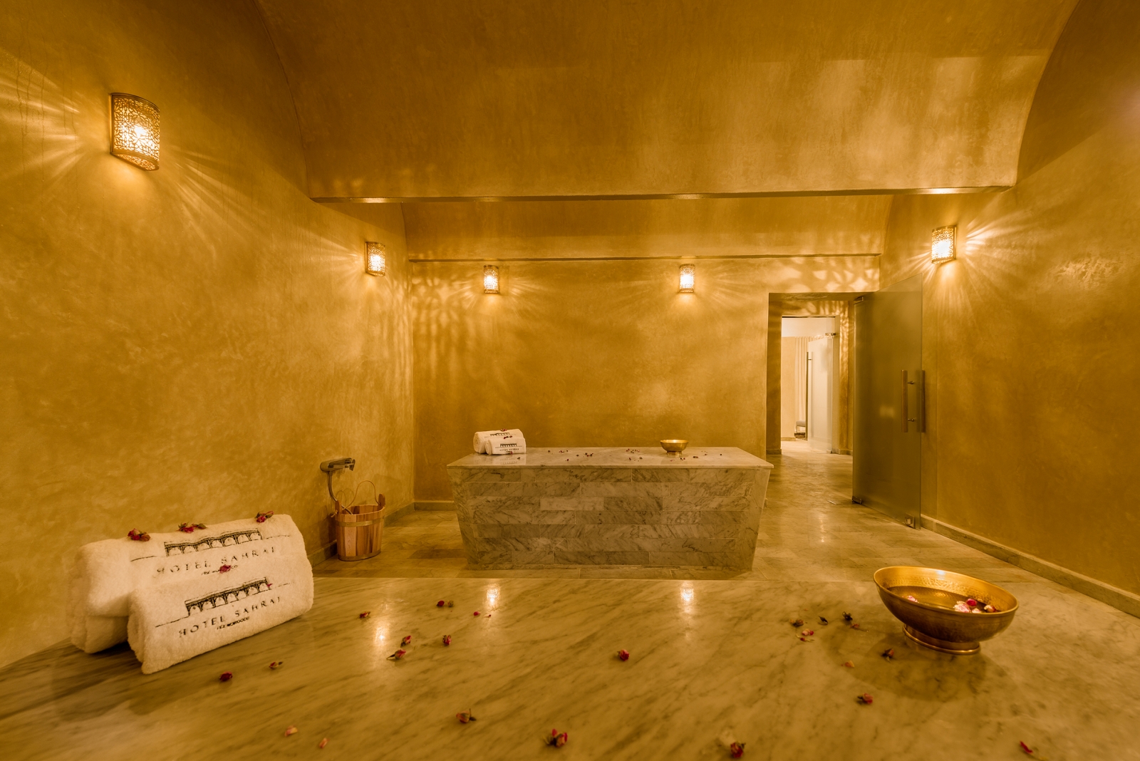 Hammam treatment room at Hotel Sahrai