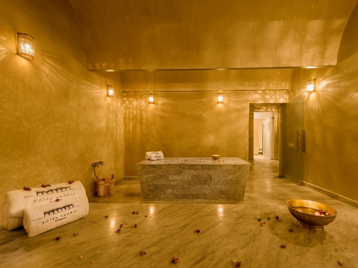 Hammam treatment room at Hotel Sahrai