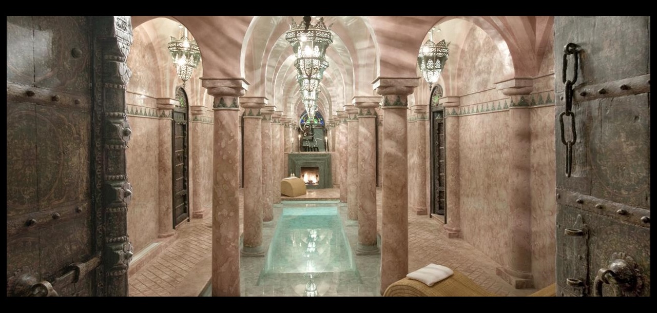 The ornate spa at La Sultana in Marrakech
