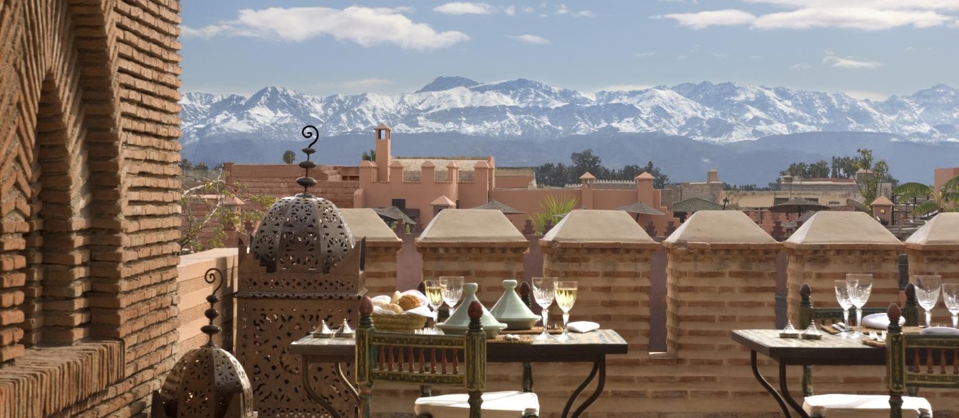 View from La Sultana in Marrakech