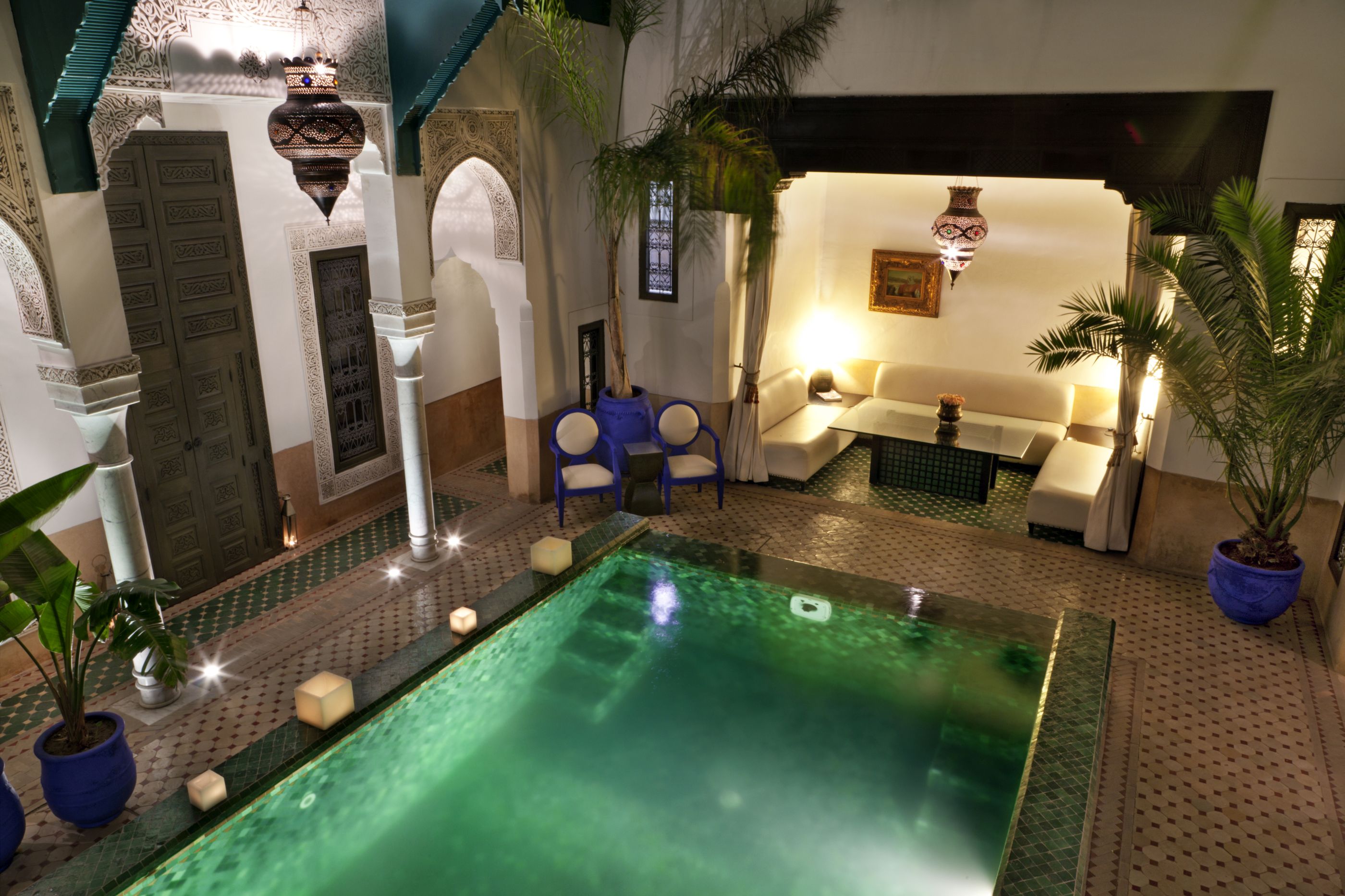 The pool at Riad Farnatchi