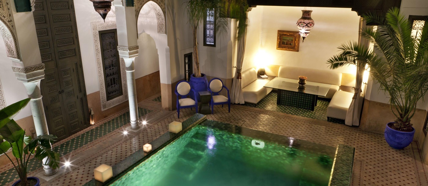 The pool at Riad Farnatchi