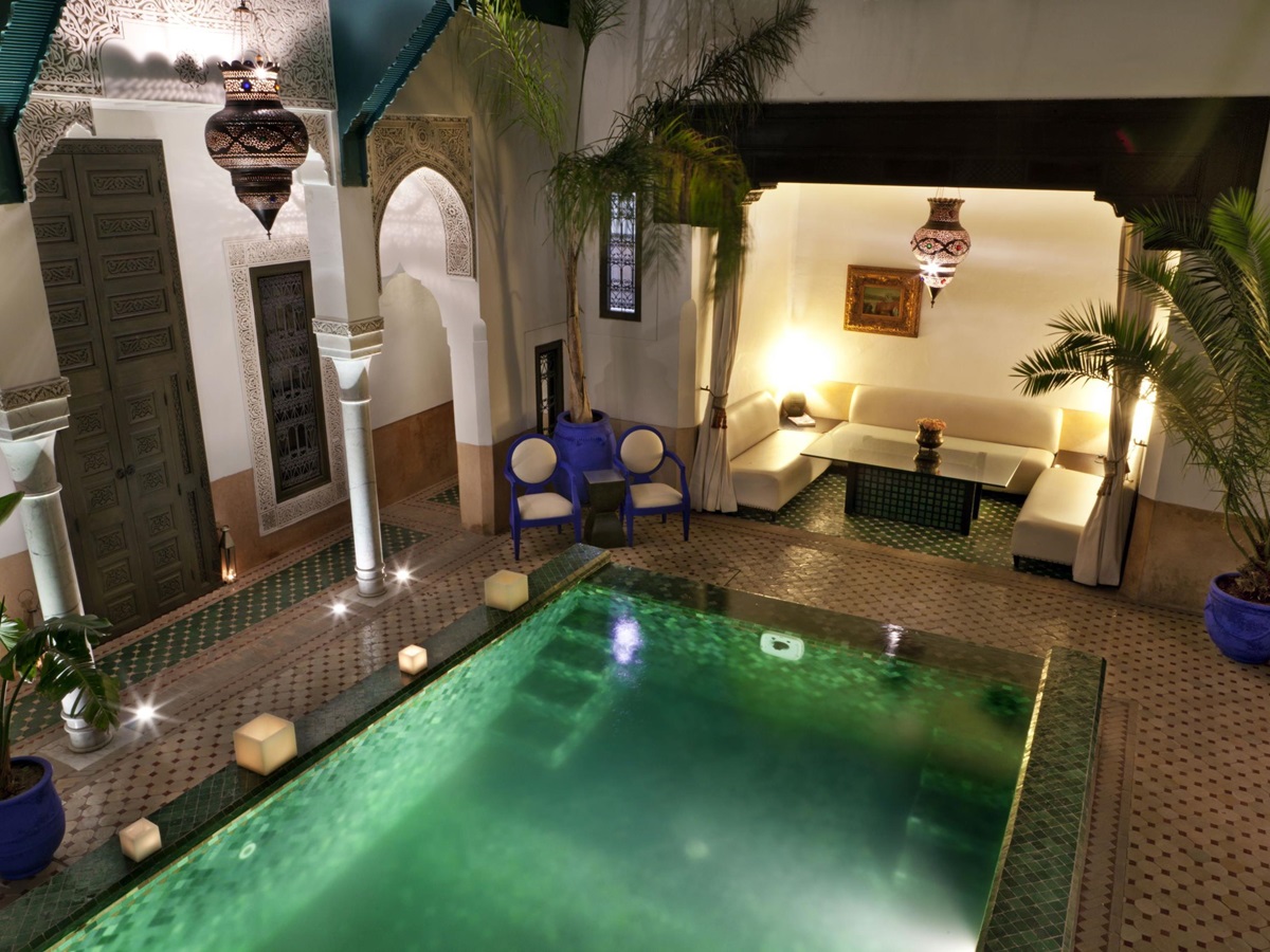 The pool at Riad Farnatchi