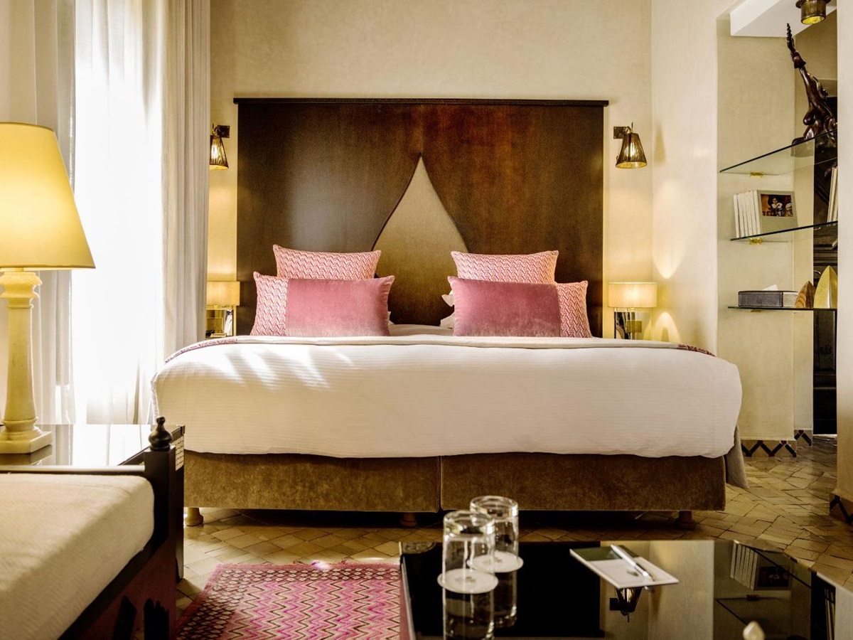 Guest bedroom at Riad Fes