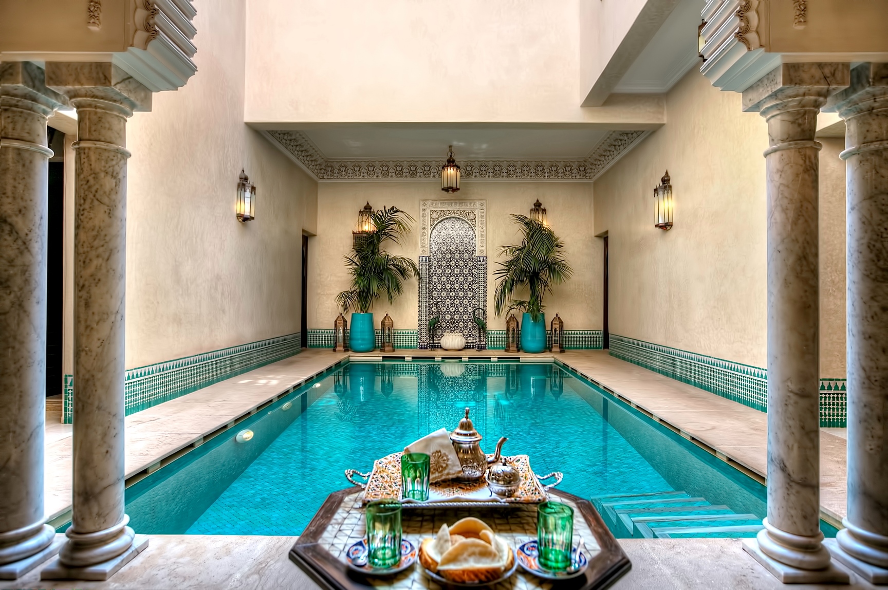 The pool at Riad Kniza