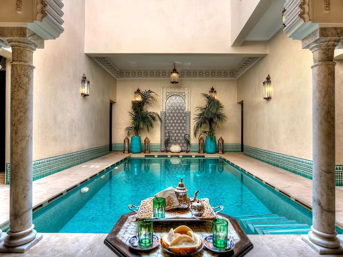 The pool at Riad Kniza