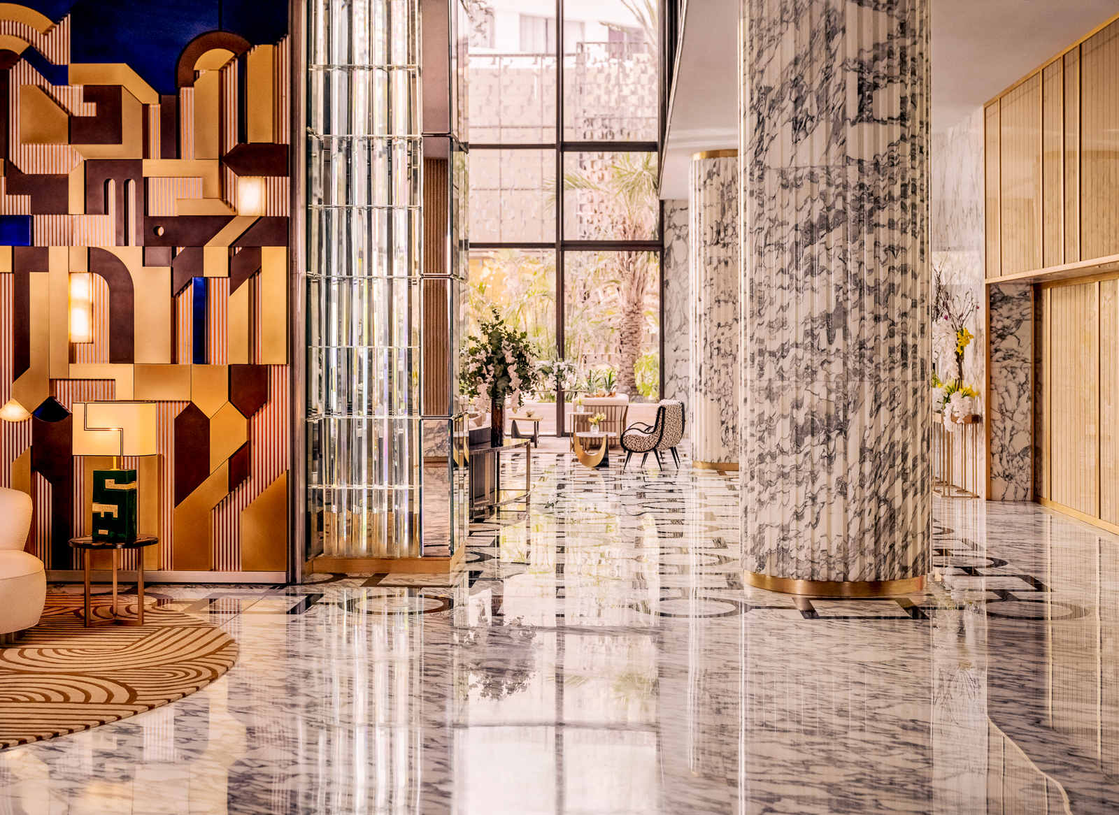 Lobby at the Royal Mansour Casablanca