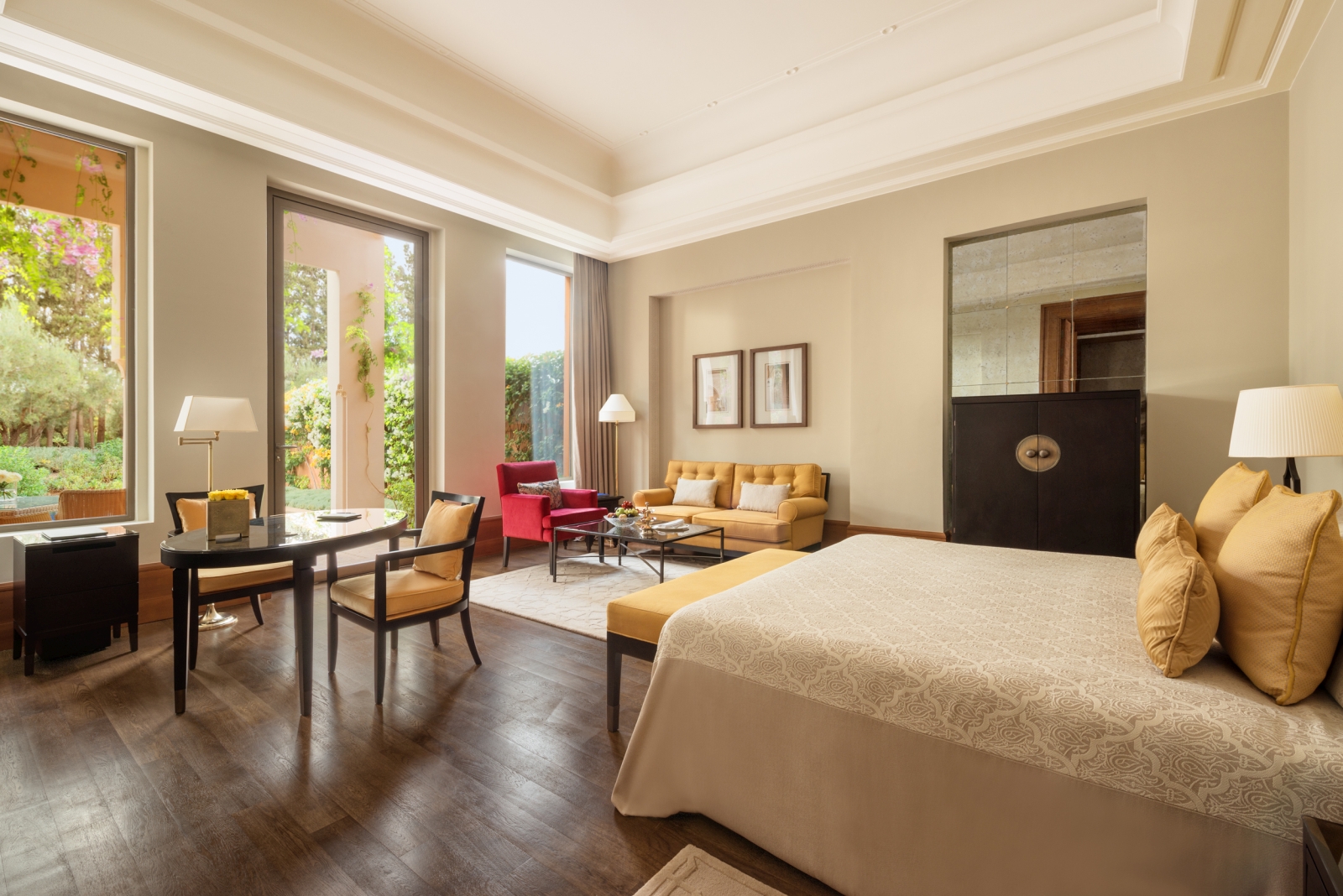 Interior of a room with private terrace