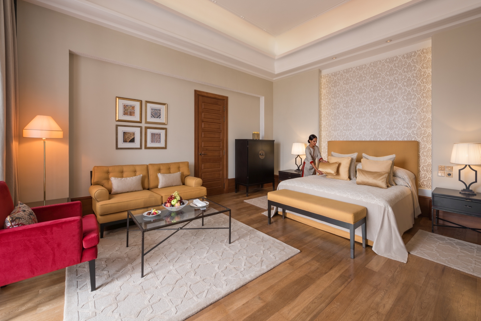 Interior of a spacious room 