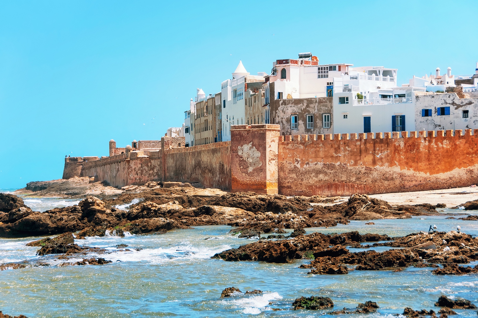 View of Essouira from sea