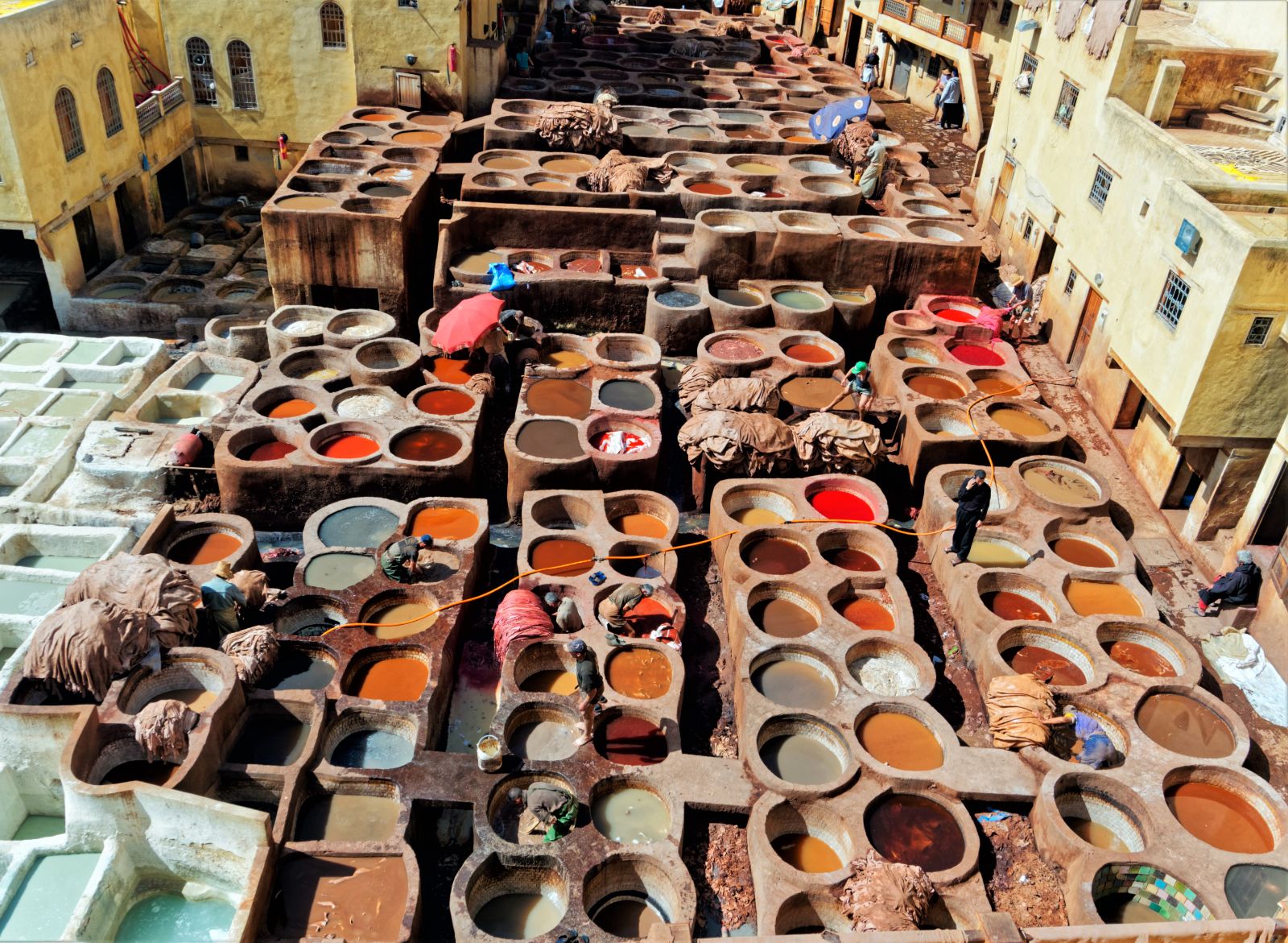 Fez tannery in Morocco
