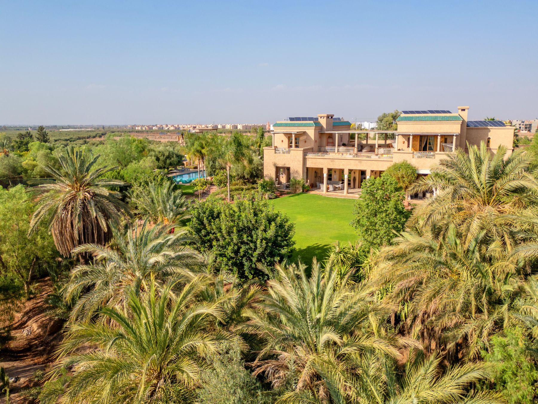 Rear Exterior of Cobalt Blue in Morocco 