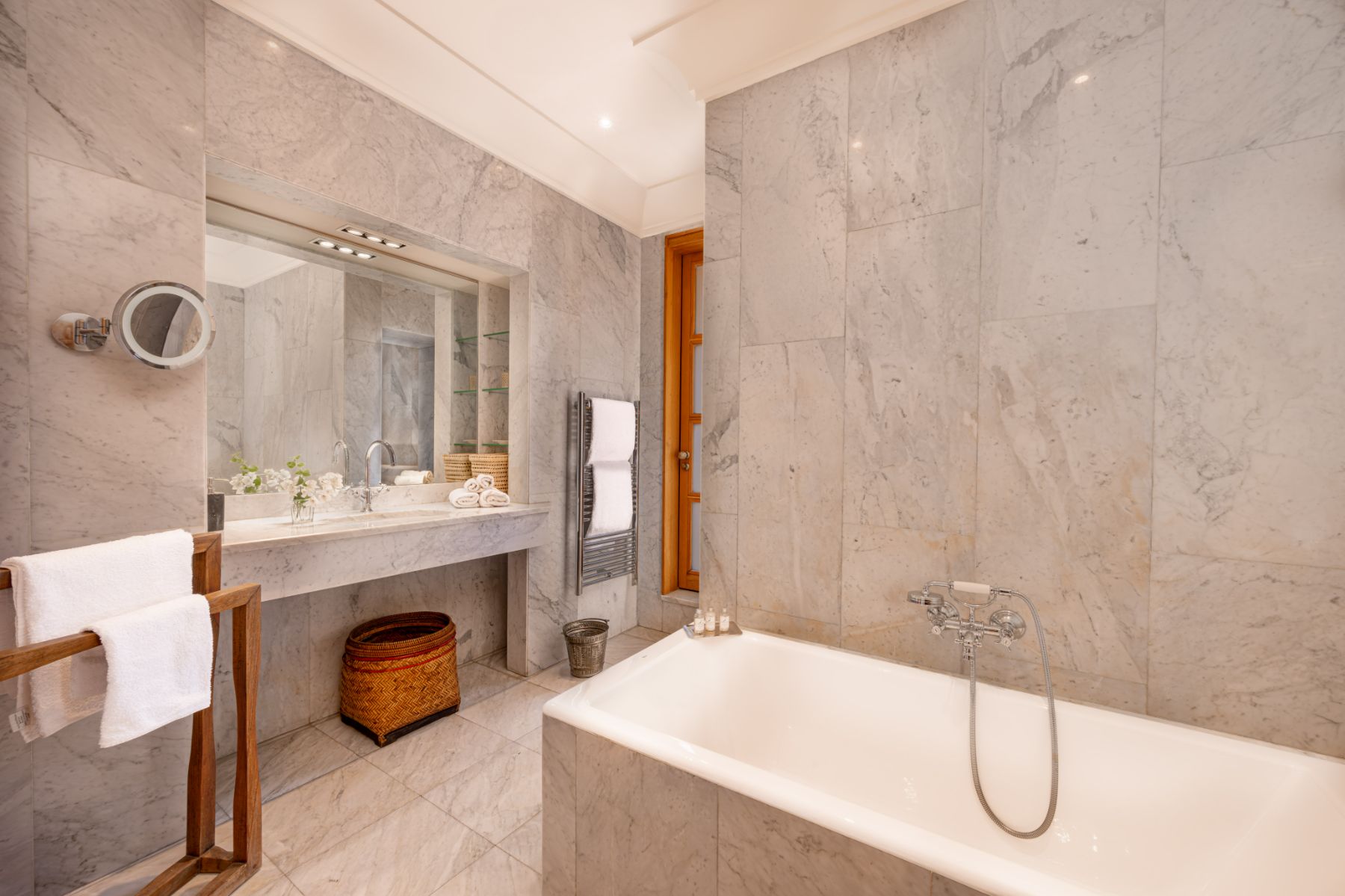 Bathroom at Cobalt Blue in Morocco 