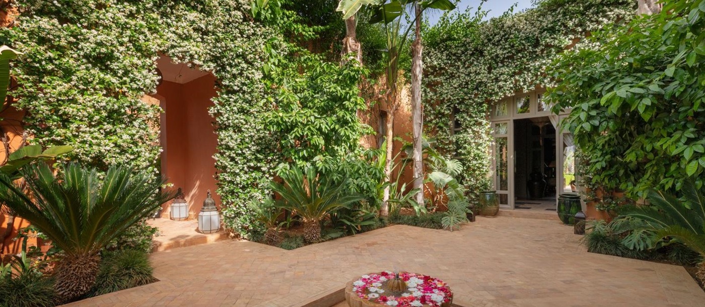Courtyard at Dar Arbala in Morocco 