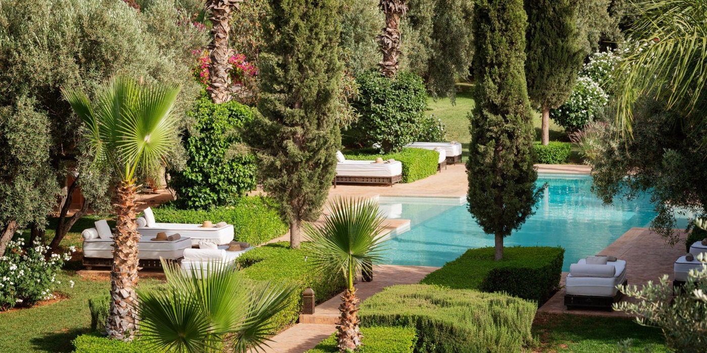 Pool View at Dar Arbala in Morocco 
