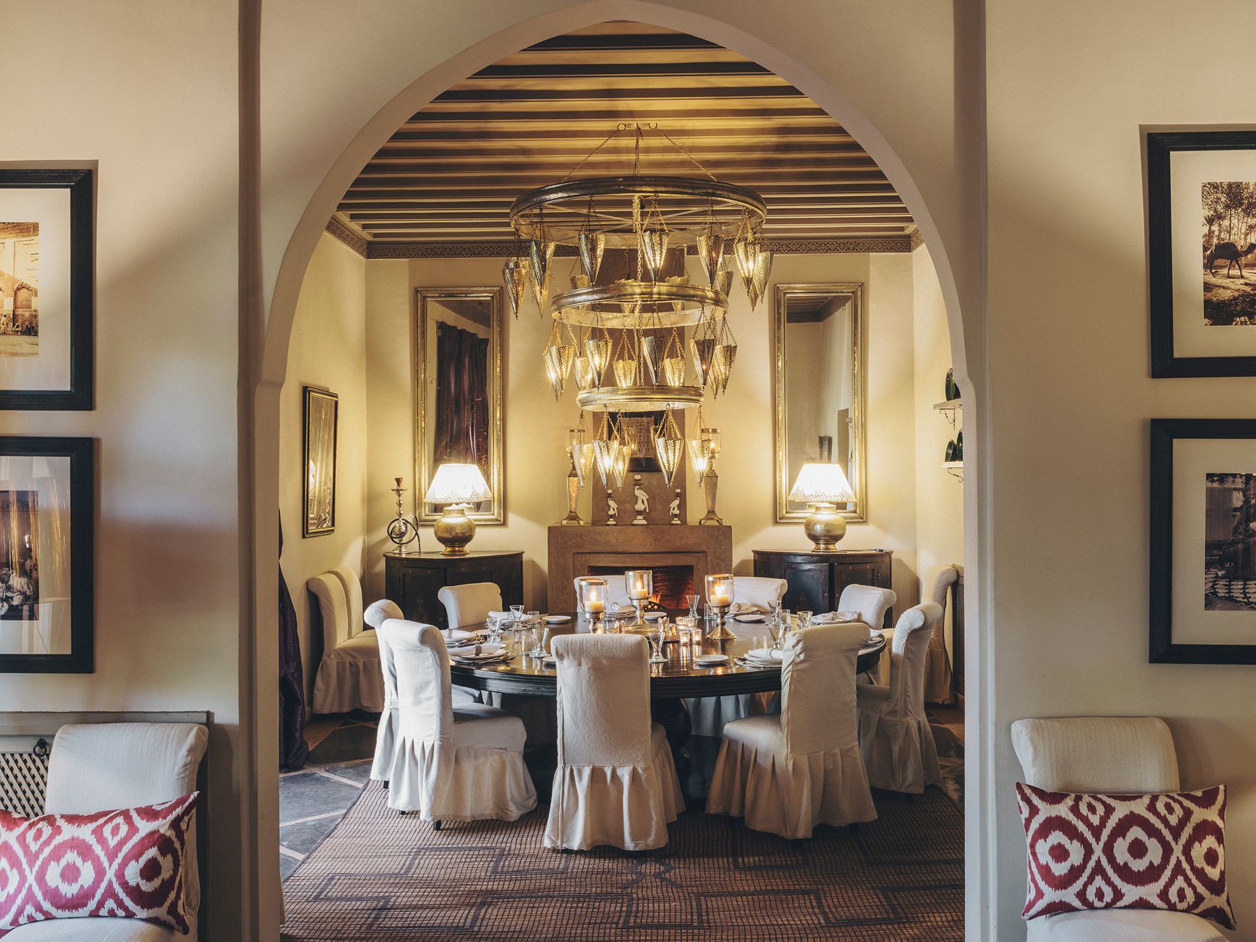 Dining area at Dar Arbala