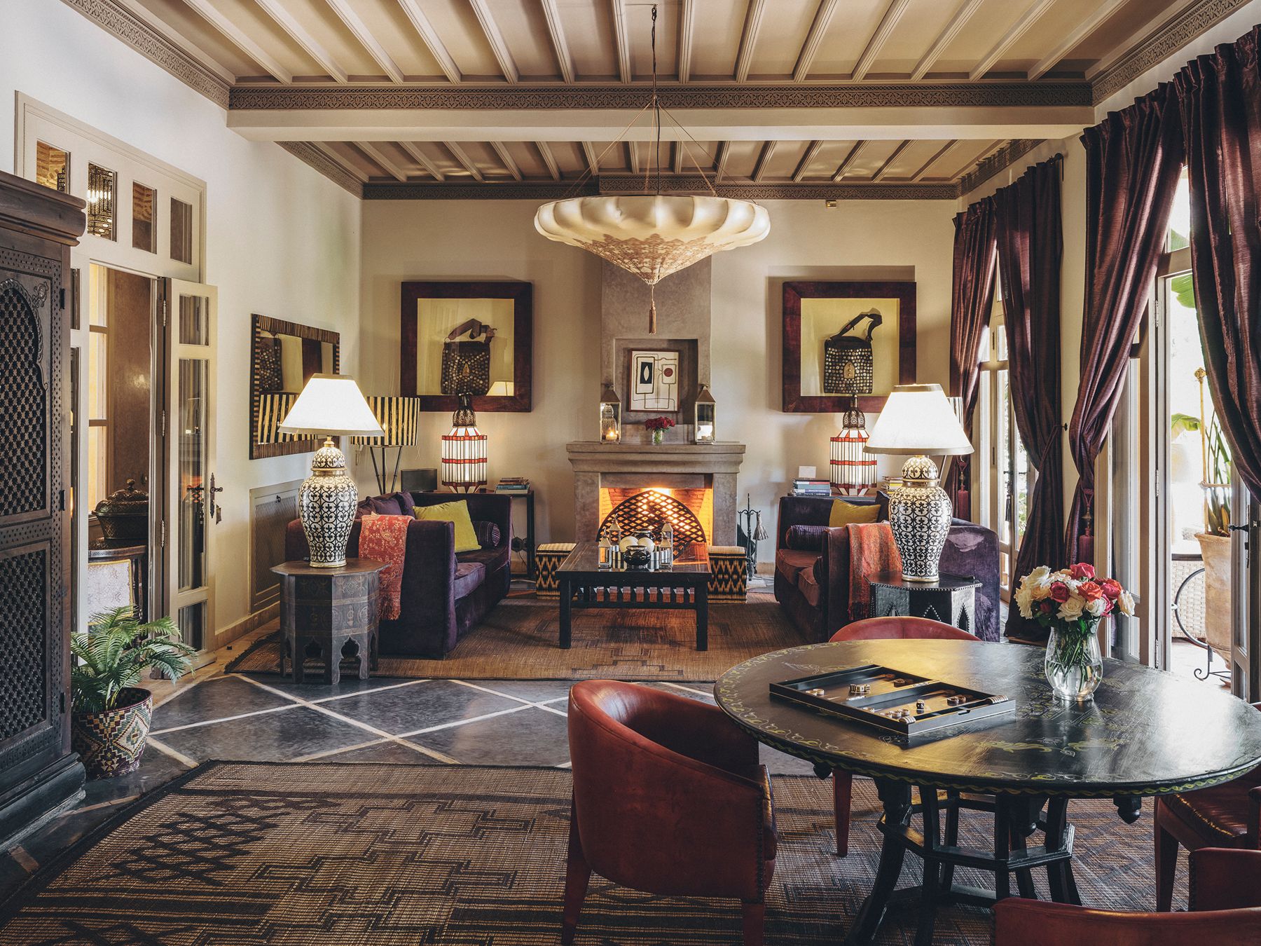 Living area at Dar Arbala