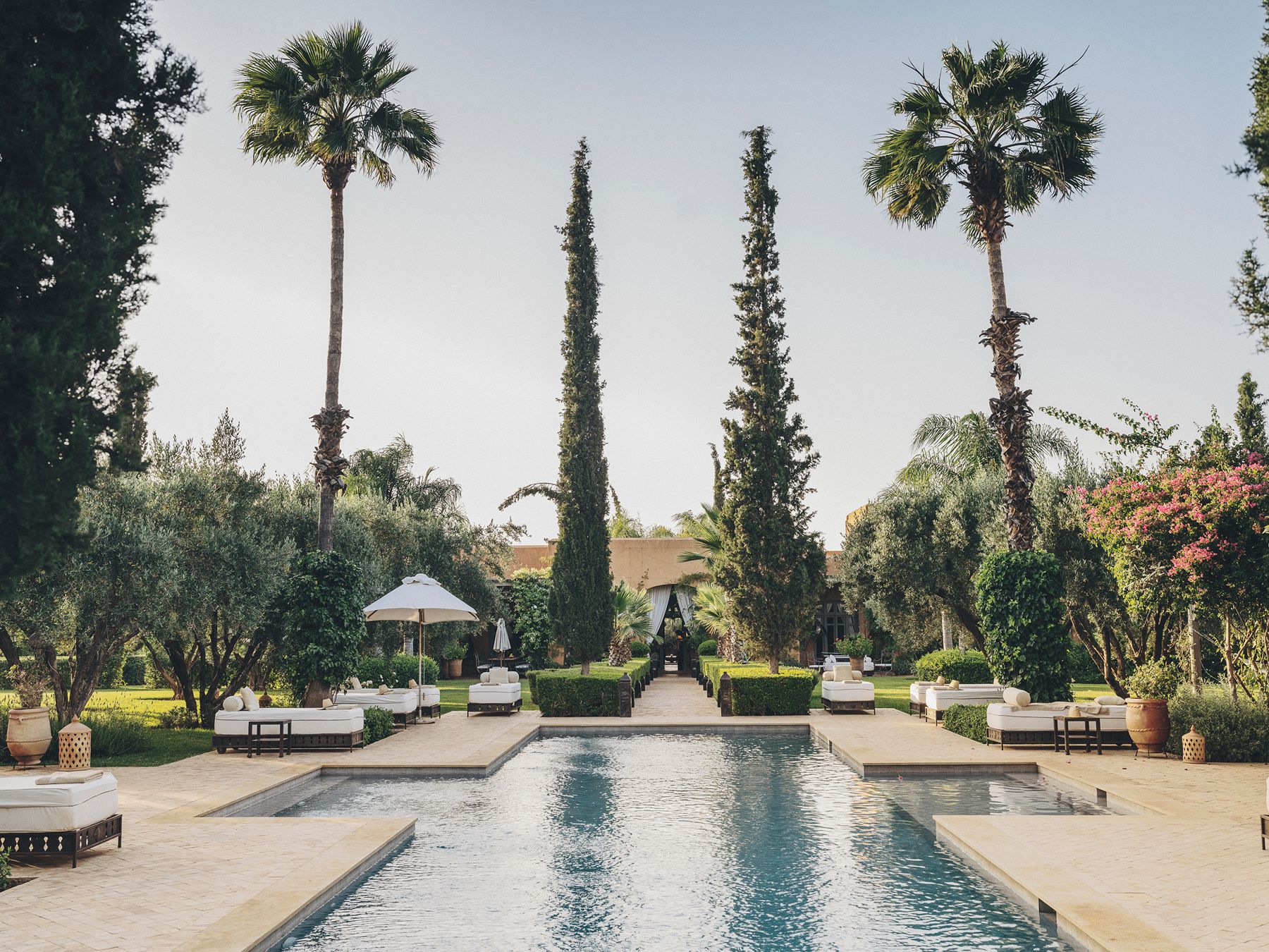Pool area at Dar Arbala