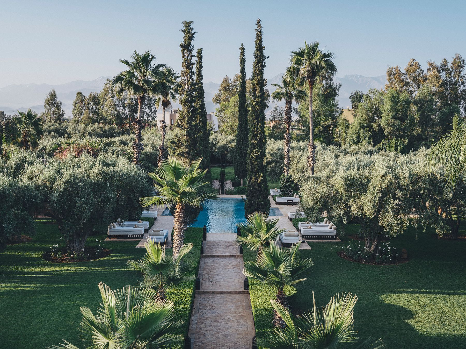 Pool view at Dar Arbala