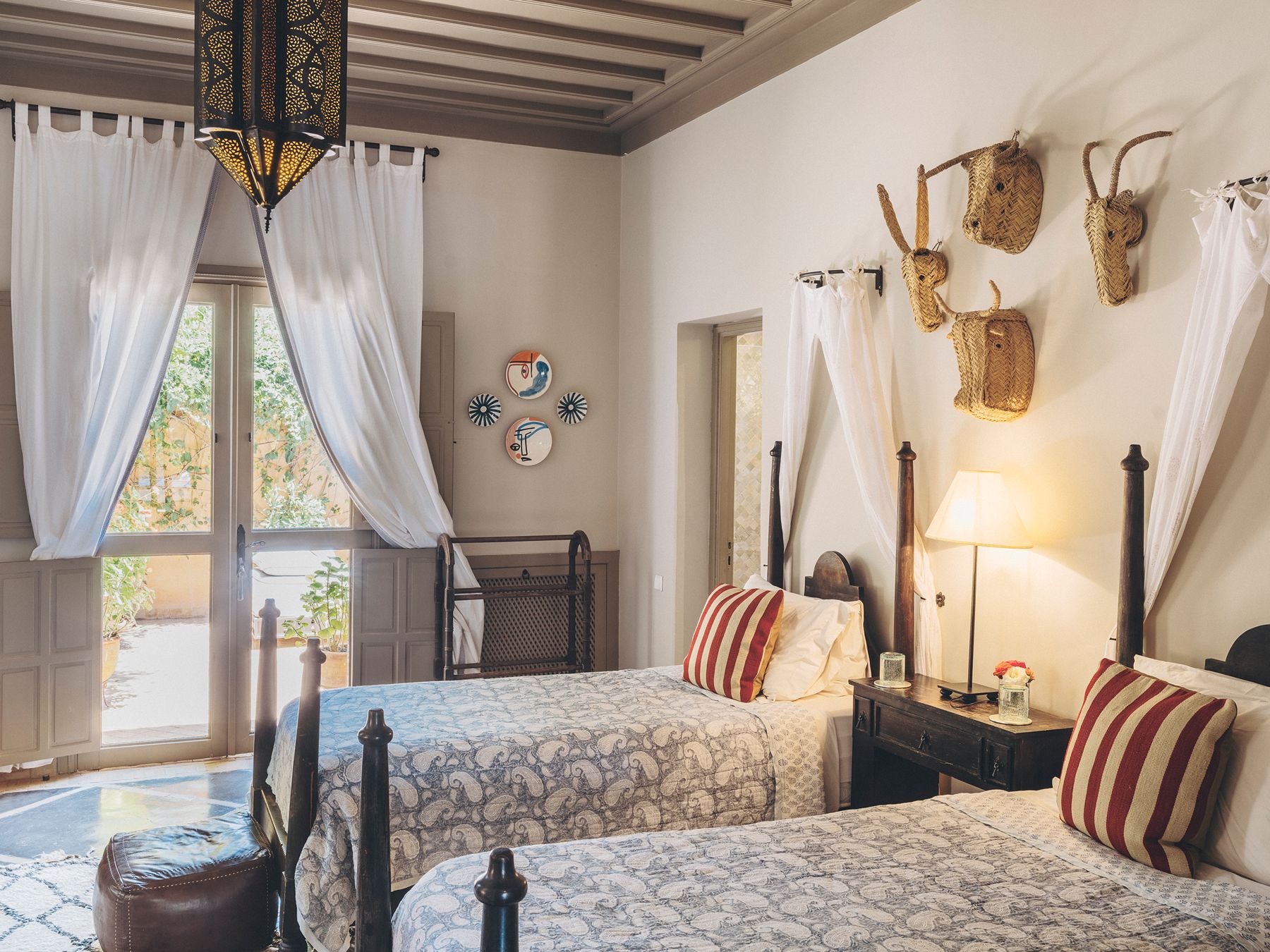 Twin bedroom at Dar Arbala