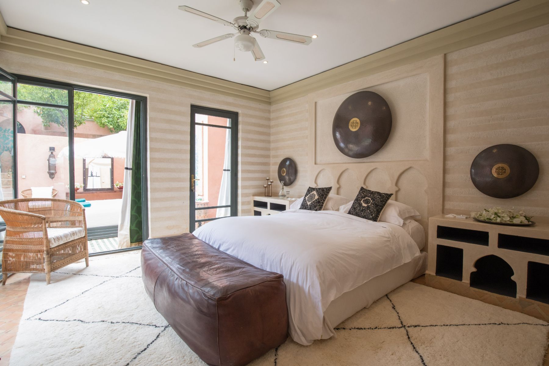 Alkhozama double bedroom at Villa Ezzahra in Morocco