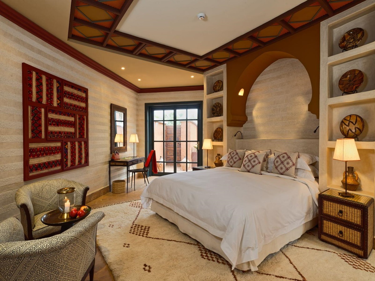 Azzaytouna double bedroom at Villa Ezzahra in Morocco