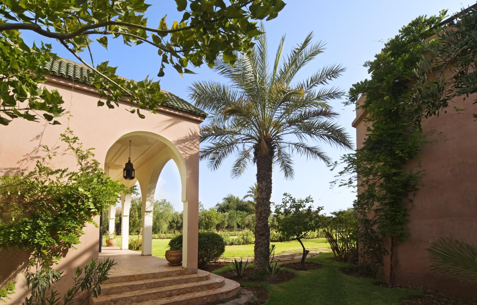 The garden at Villa Alexandra